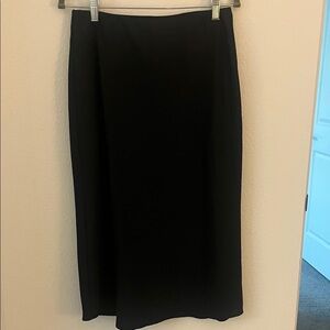 A New Day  Black Midi Skirt Sz M
